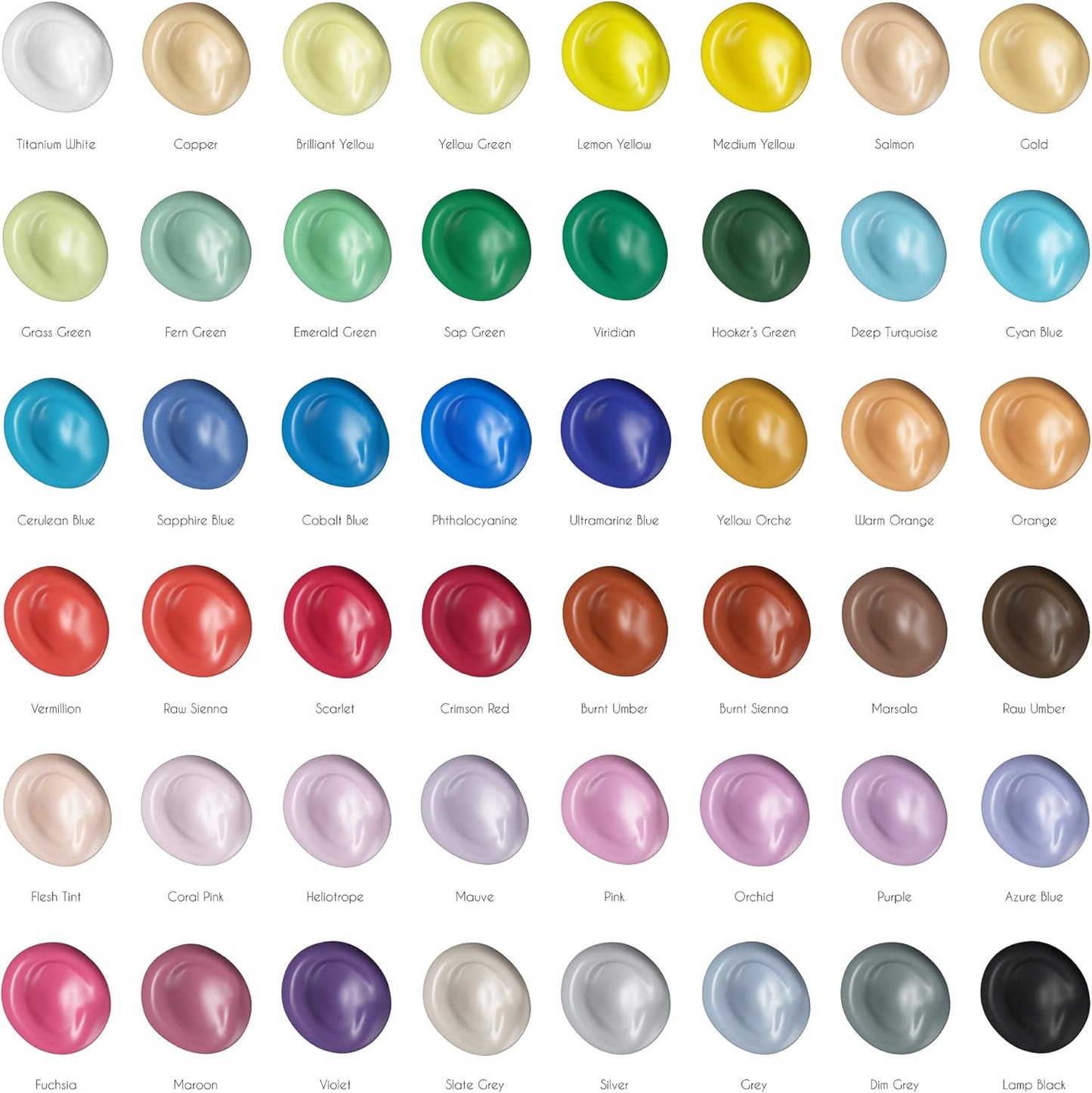 Tubos de pintura al óleo