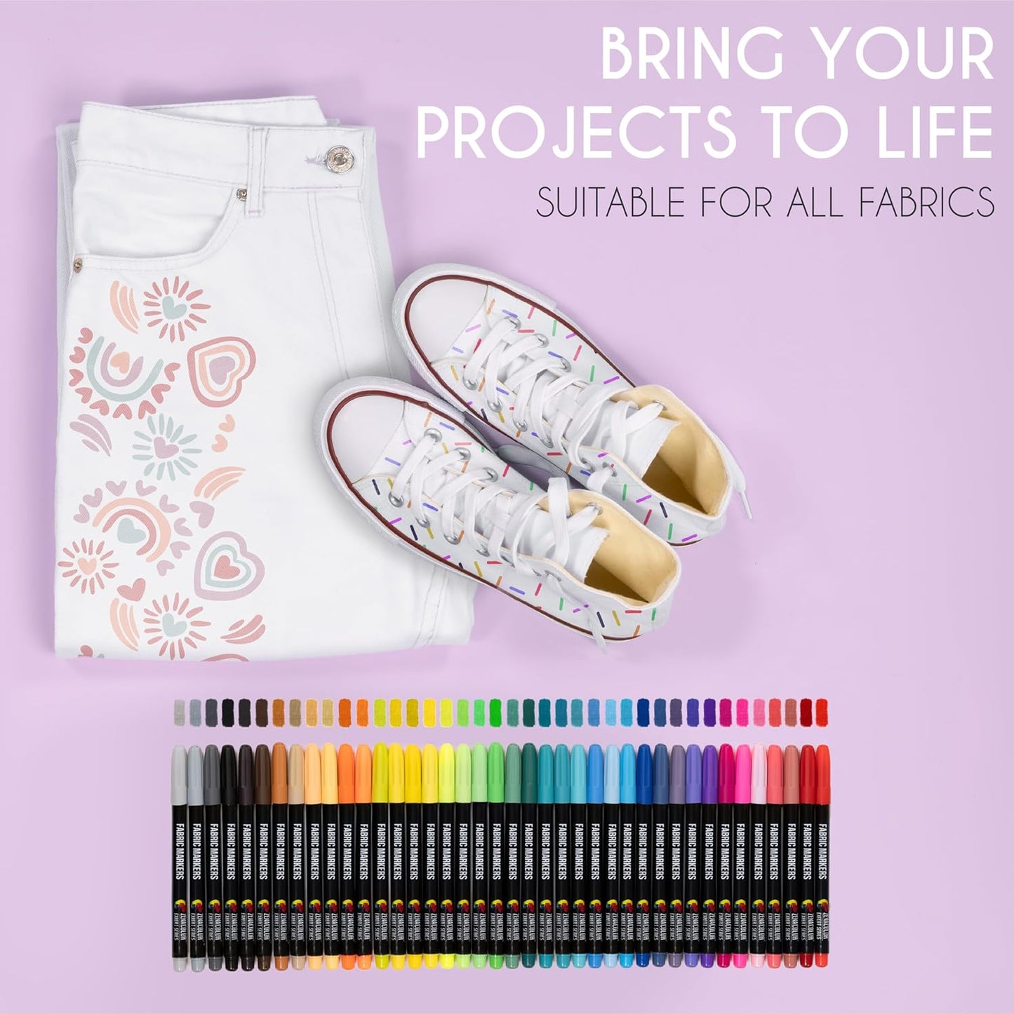 40 Pennarelli per Tessuti