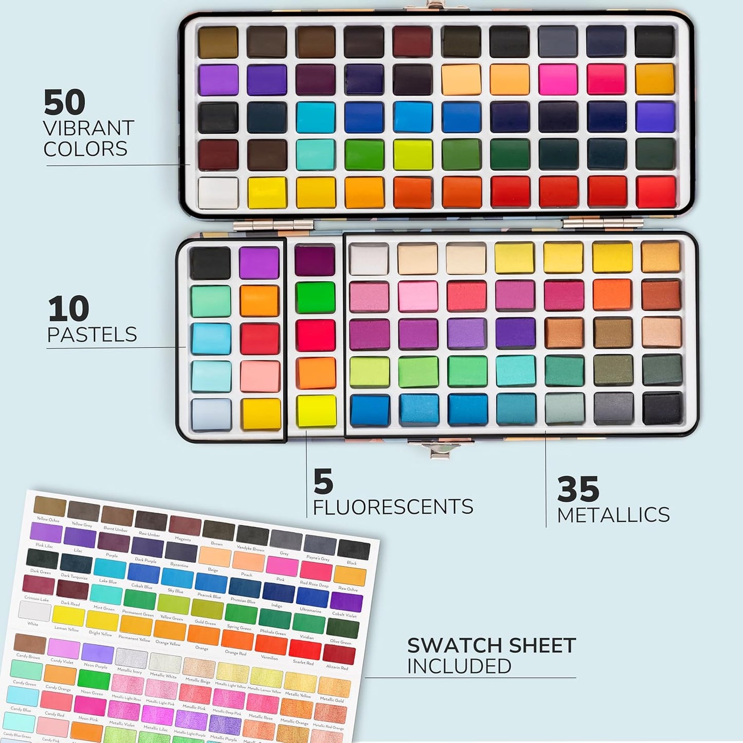 100 pinturas de acuarela