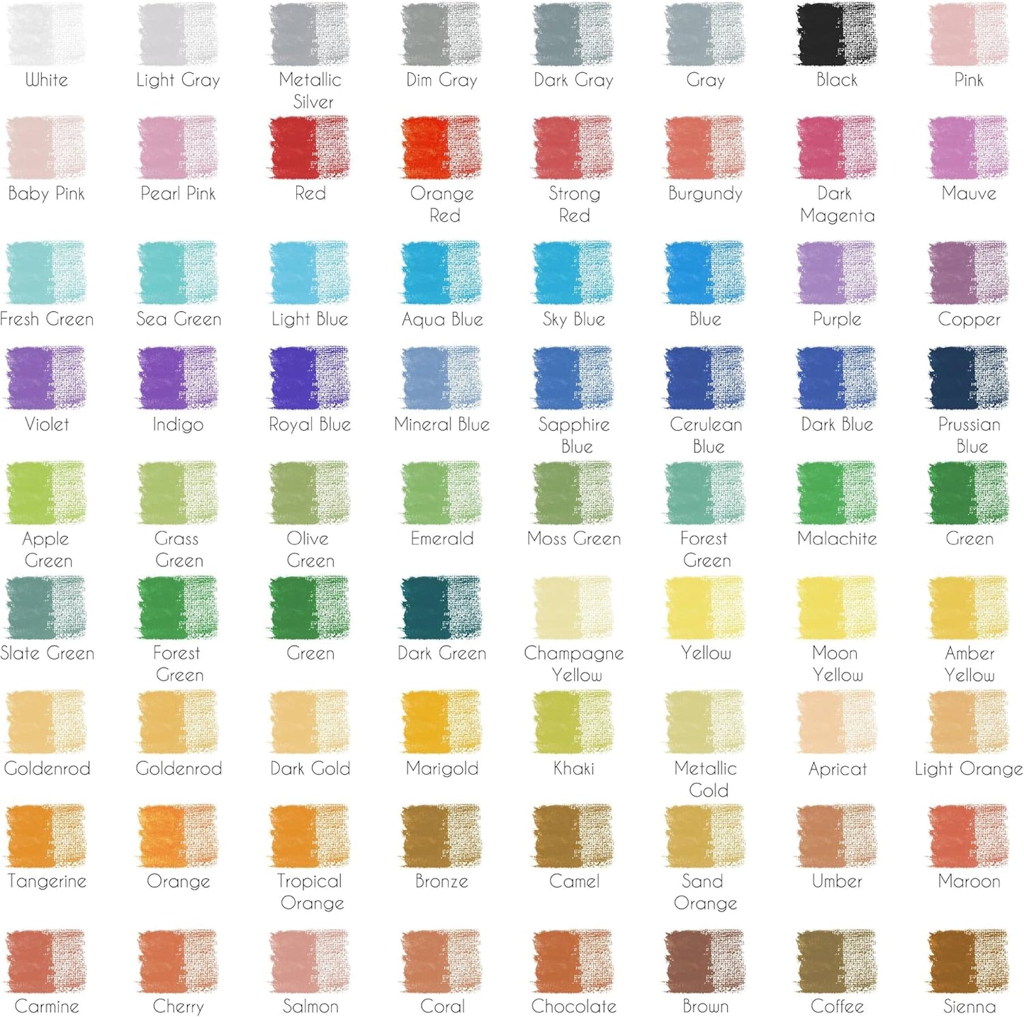 72 Aquarellstifte – Metallbox