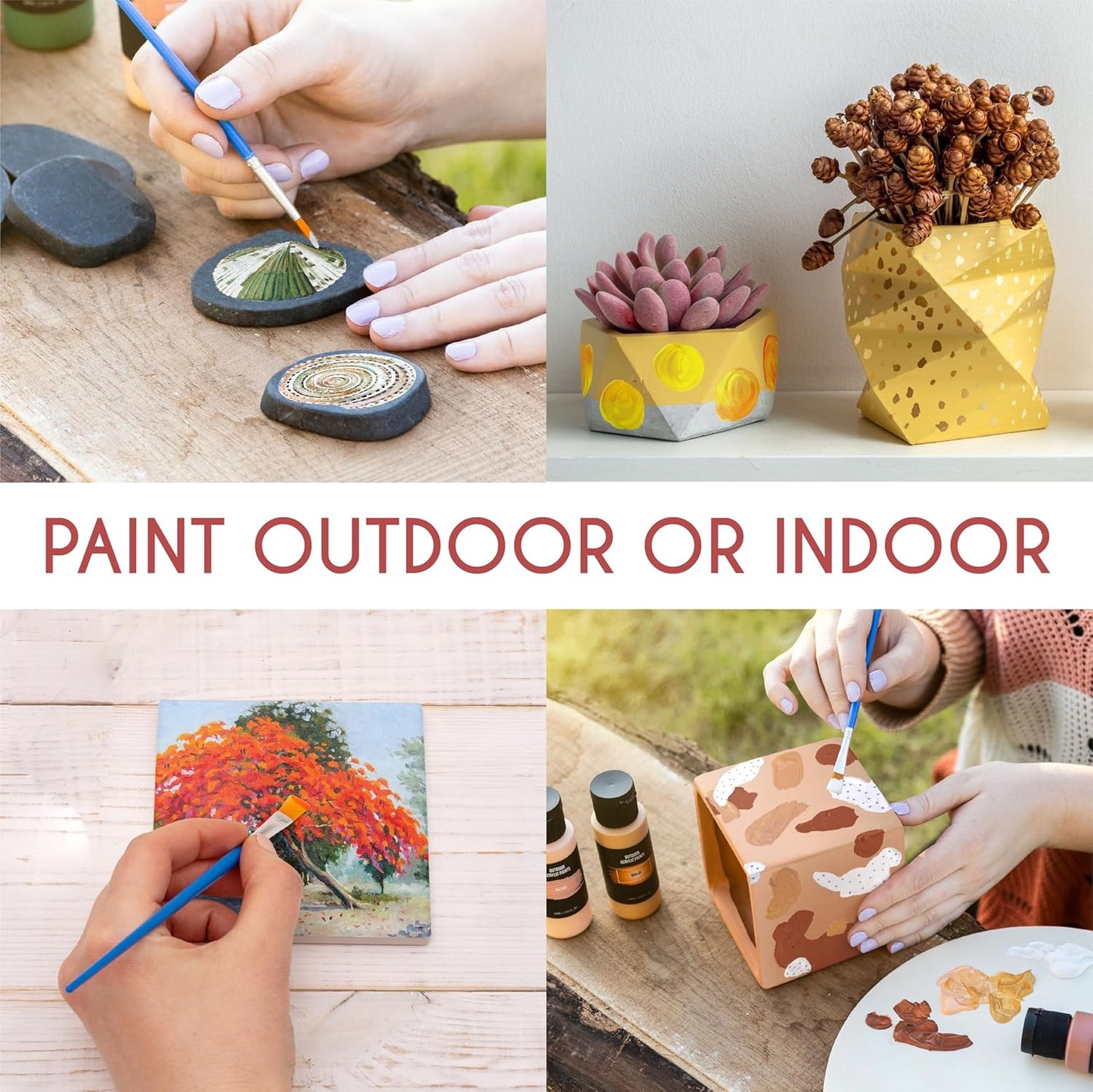 20 Pinturas Acrílicas para Exterior