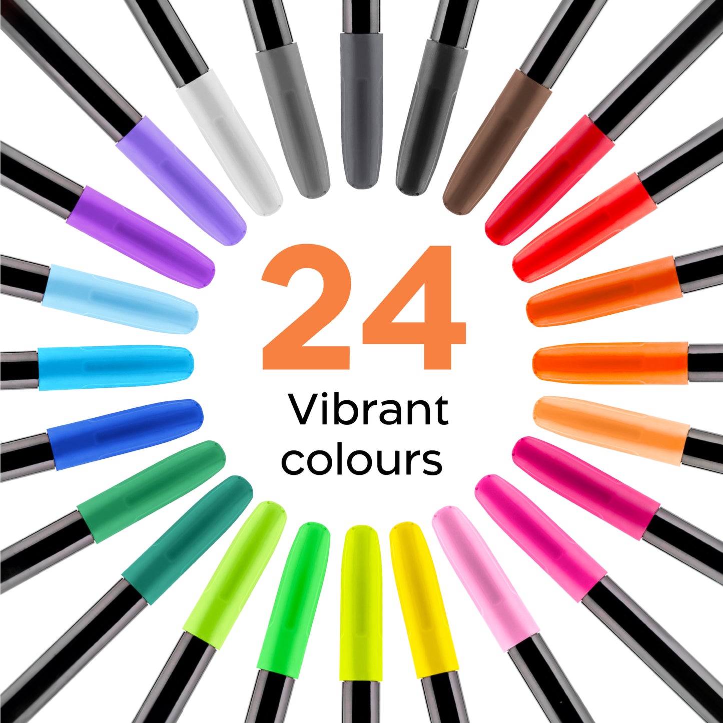24 Fabric Markers