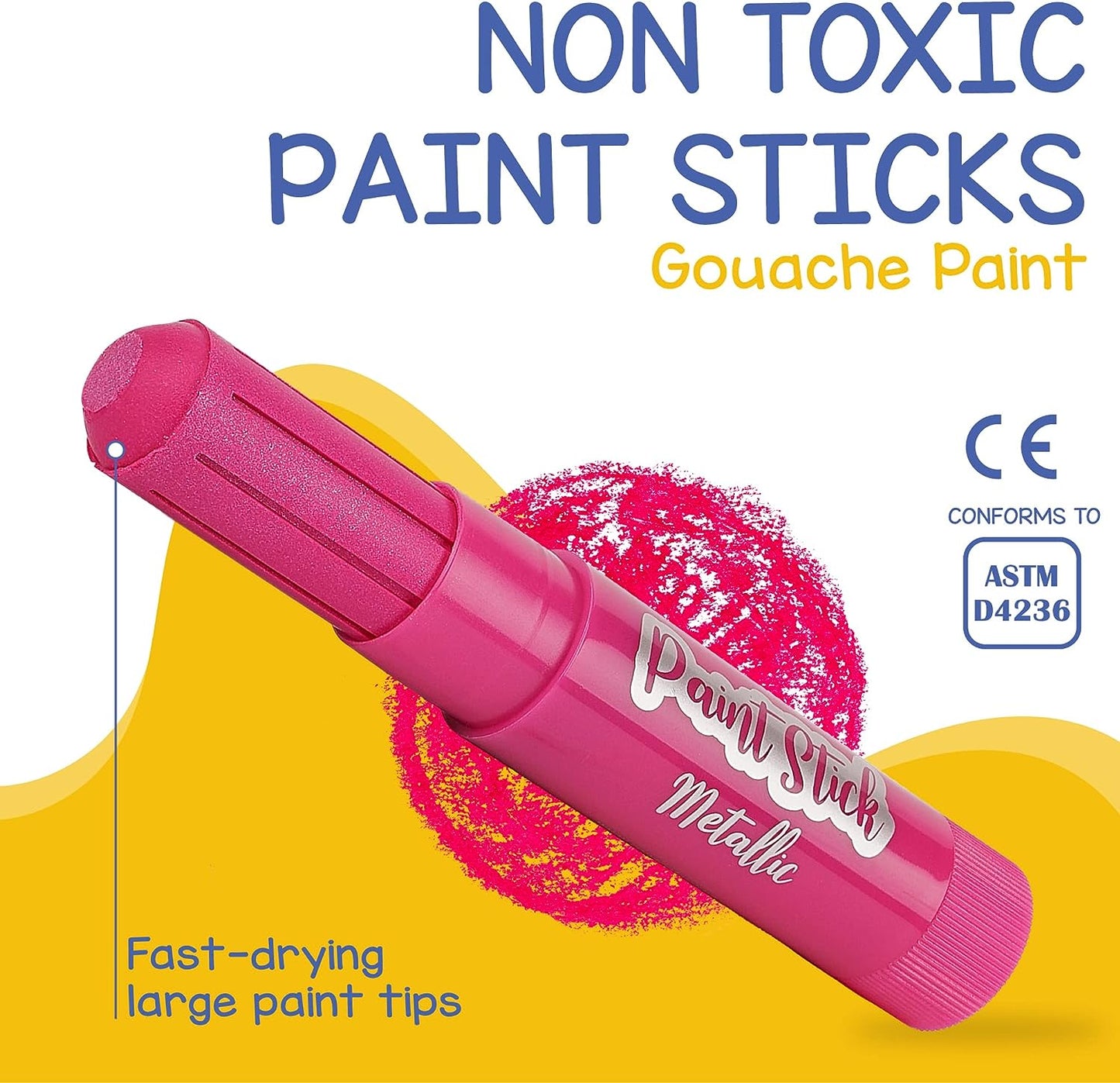 30 sticks de peinture gouaches