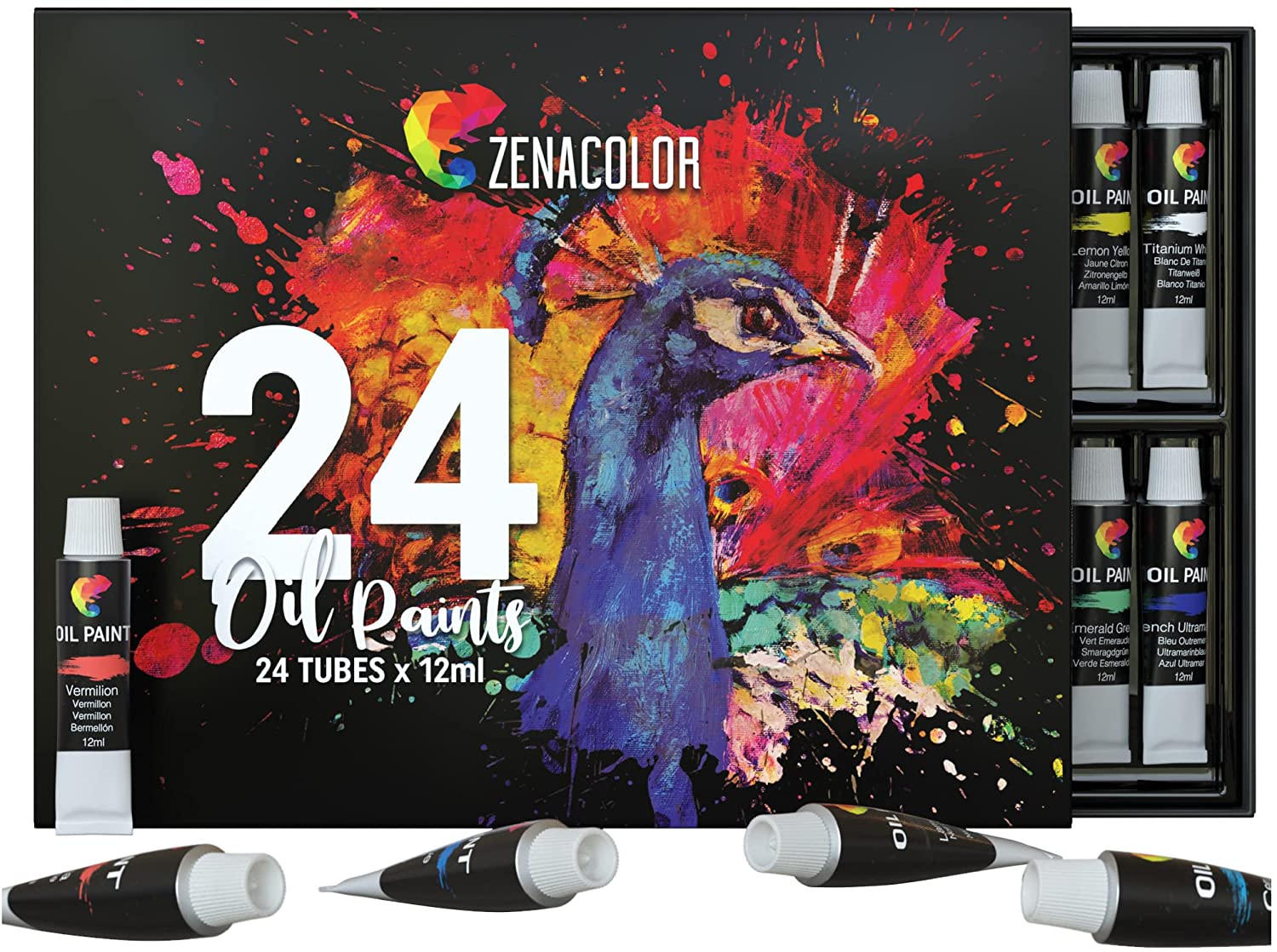  Zenacolor Mixed Media Art Set XXL with Professional