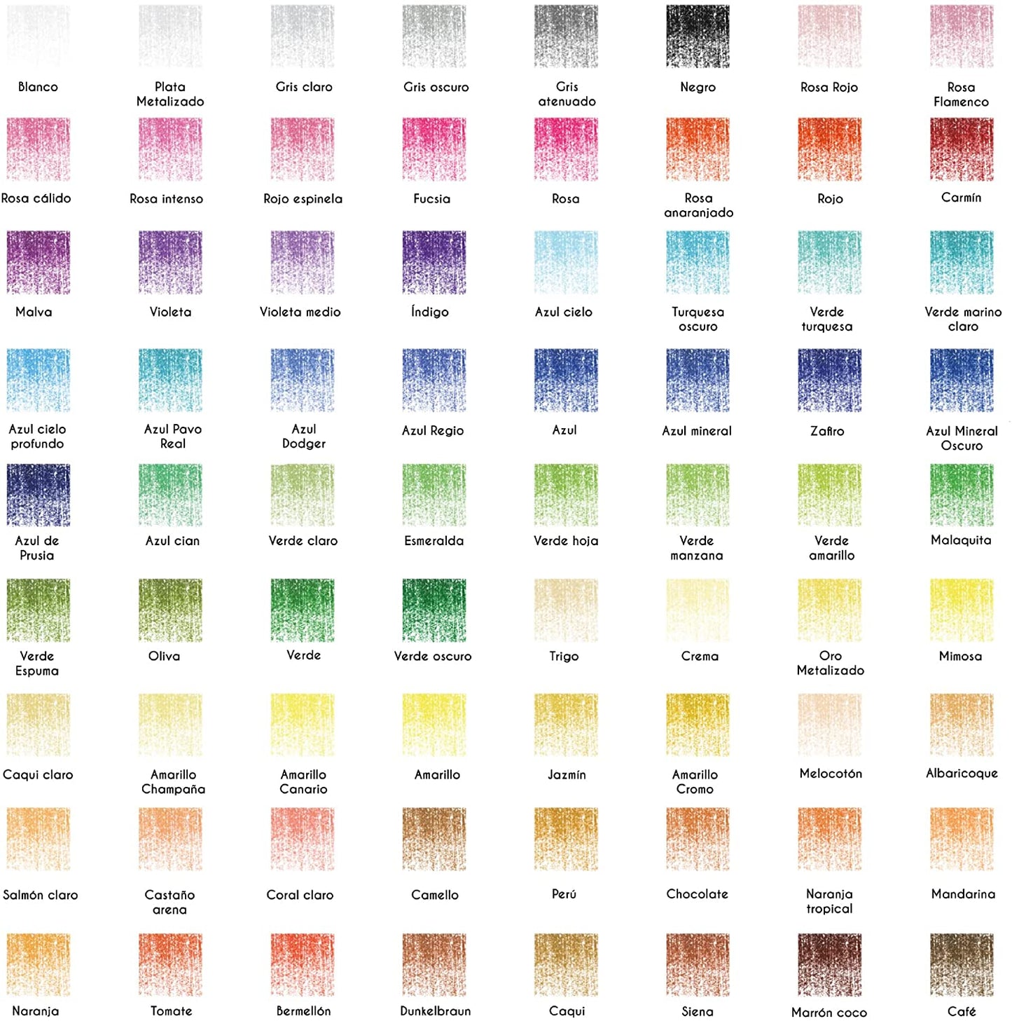 Coffret de 72 crayons de couleur avec étui