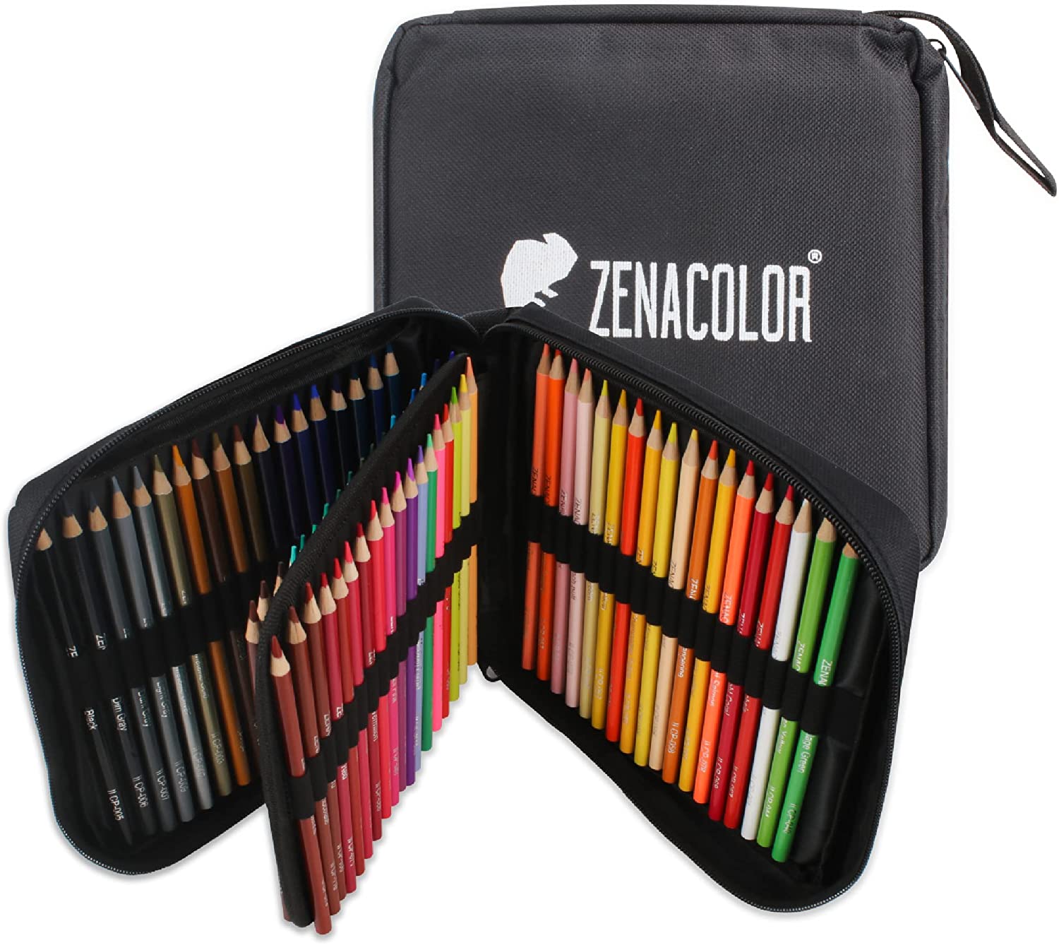 Kit of 72 Professional Colored Pencils – Zenacolor