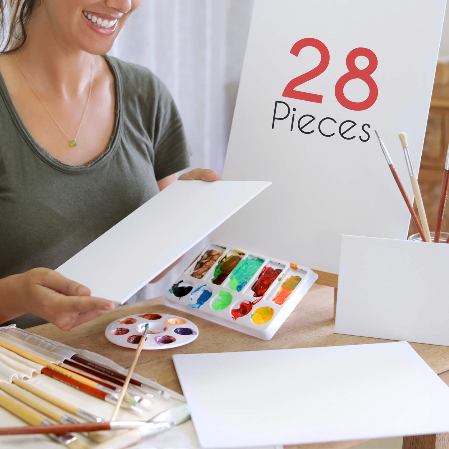 28 Canvases to Paint Multi-sizes