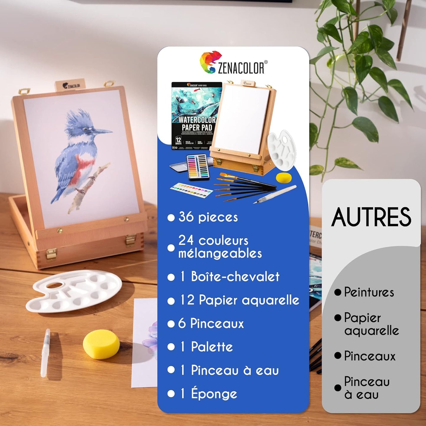 Kit de peinture aquarelle