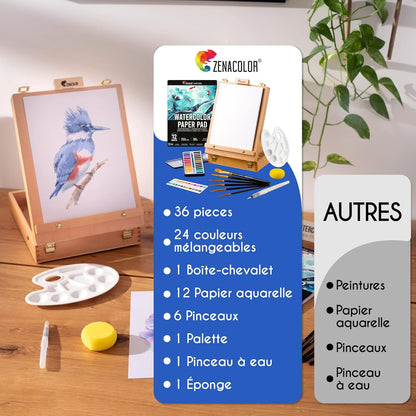 Kit de peinture aquarelle