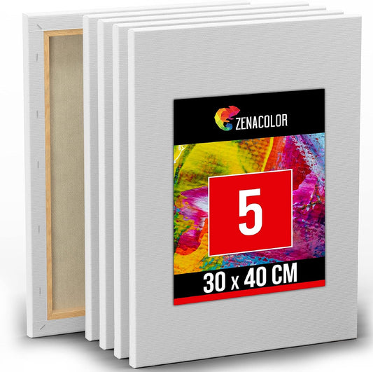 Zenacolor - Kit de Peinture Acrylique (40 pièces) - 24x12ml
