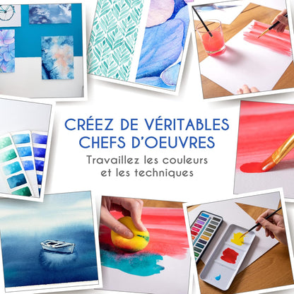 Kit de peinture aquarelle