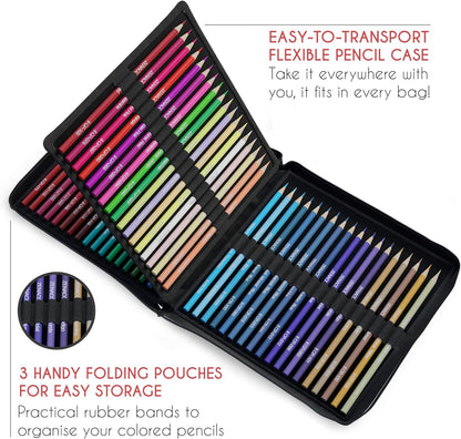 72 Colored Pencil Set with Case
