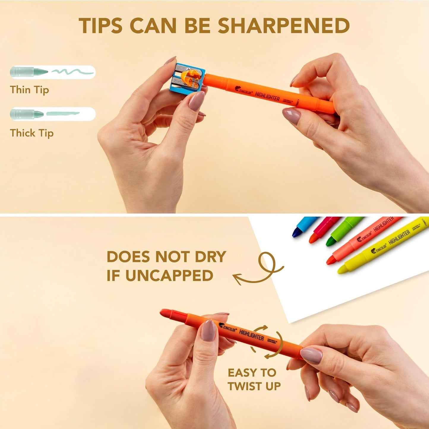 10 Bible Highlighters (Vibrant)