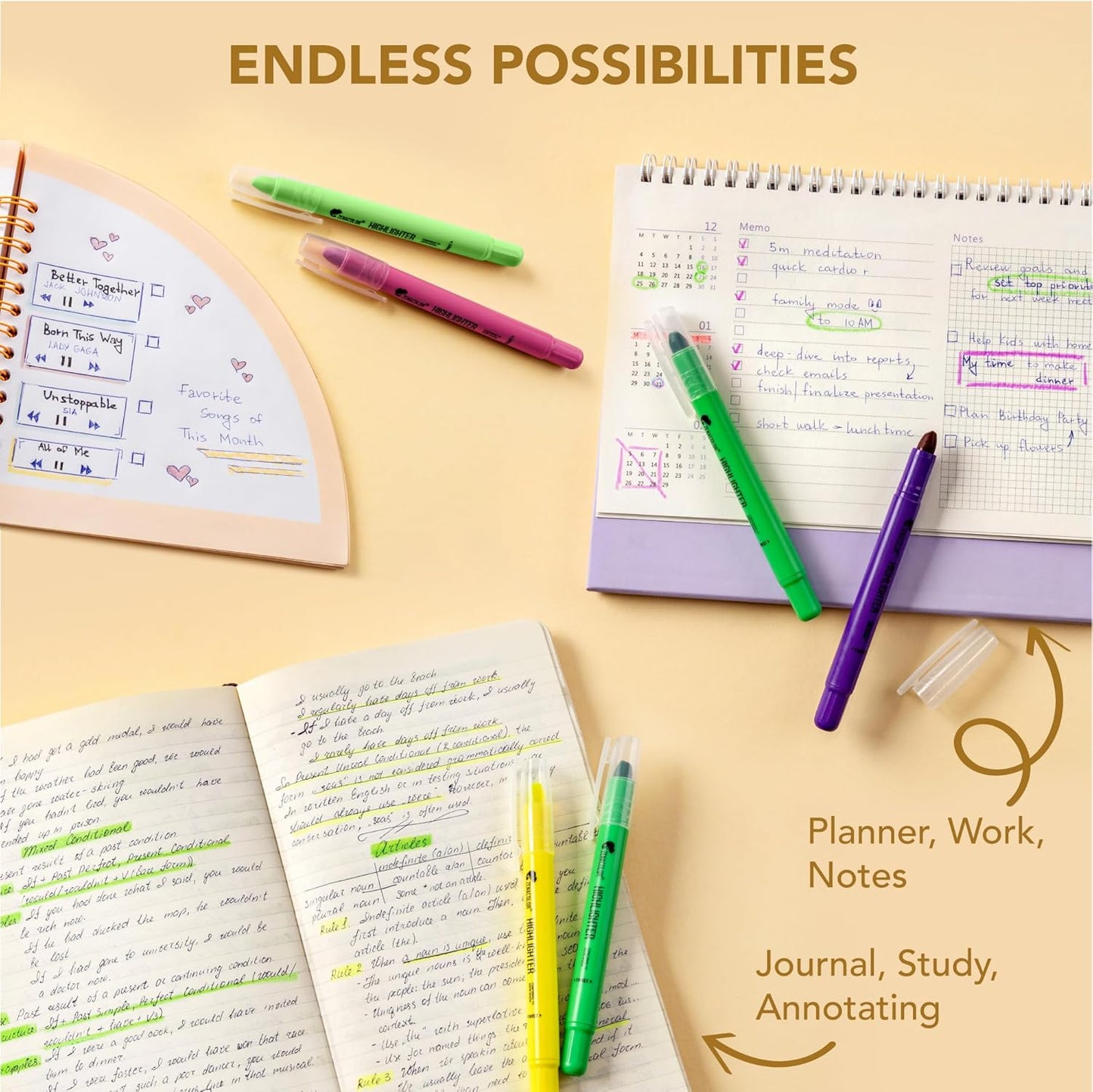 10 Bible Highlighters (Vibrant)