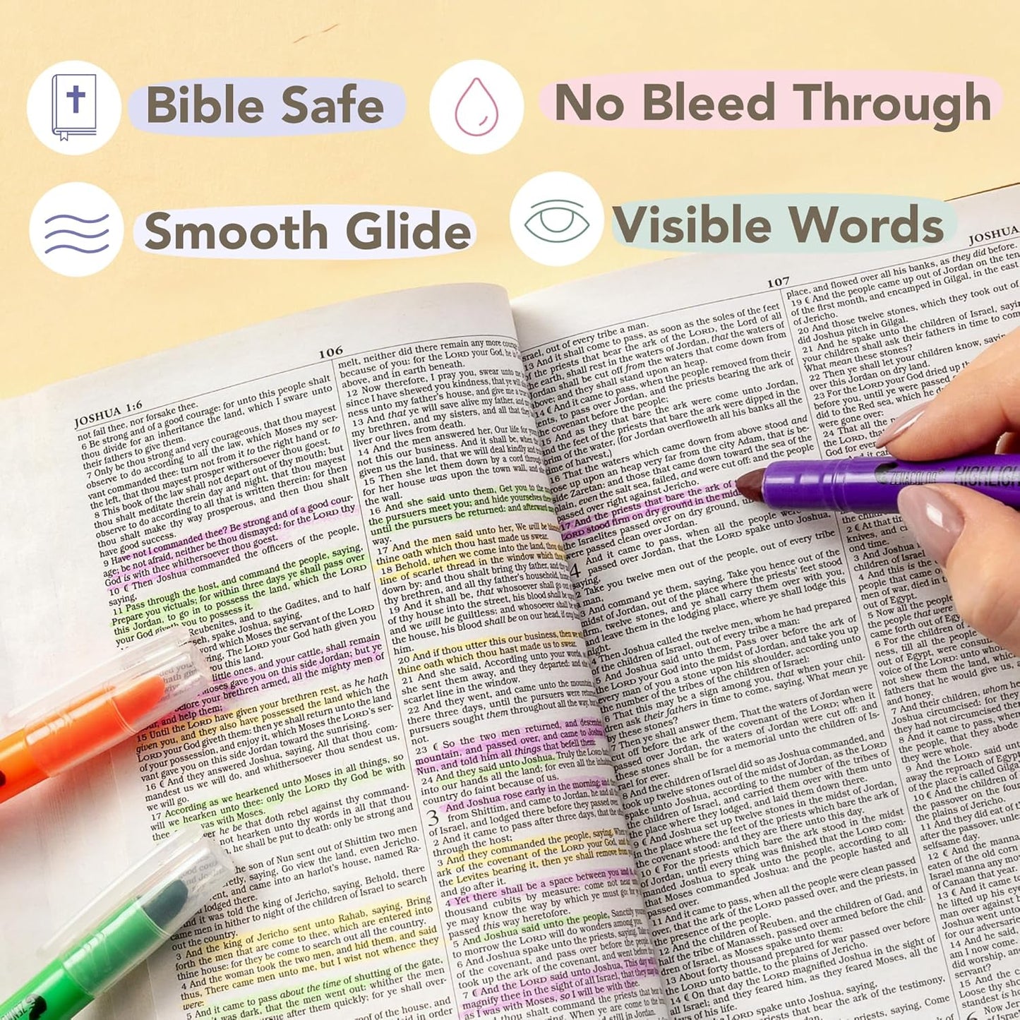 10 Bible Highlighters (Vibrant)