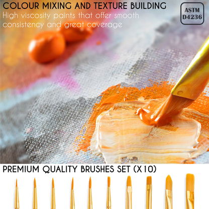 Set di colori acrilici