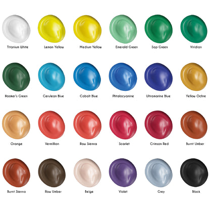 Set di colori acrilici