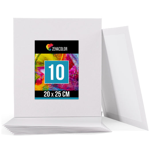 Set of 10 Canvas Board (20x25cm)