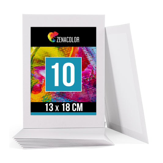 Set of 10 Canvas Board (13x18 cm)