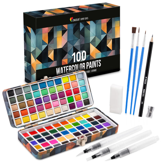 100 pinturas de acuarela