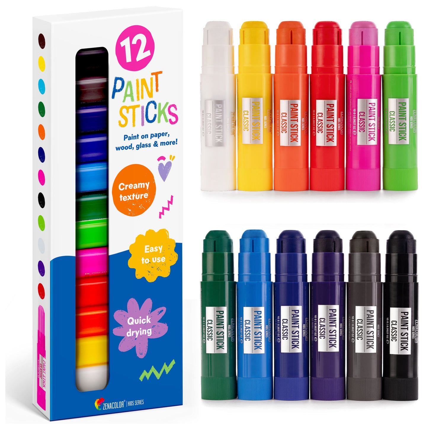 12 Paint Sticks