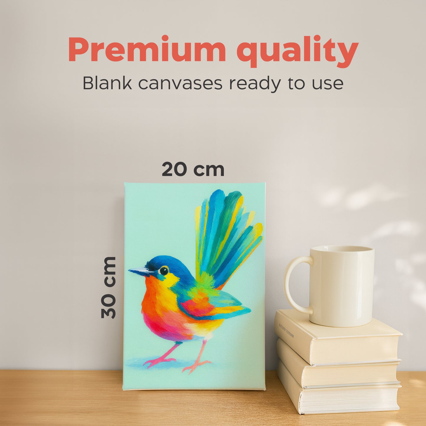 Set of 10 Canvas Board (20x30 cm)