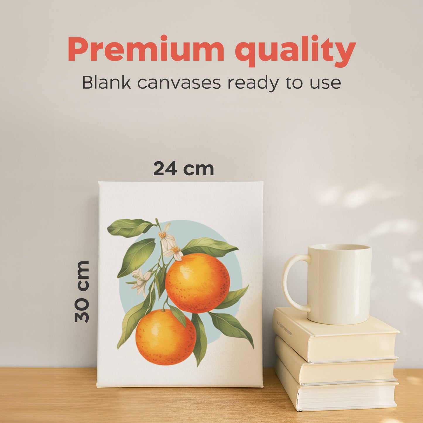 Set of 10 Canvas Board (24x30 cm)