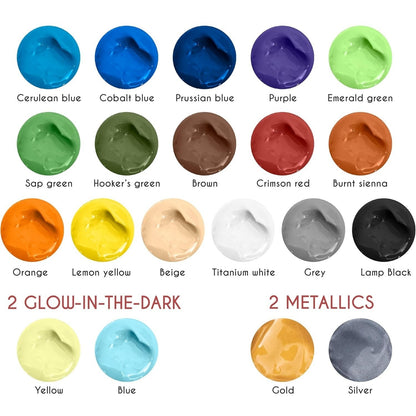 20 Pinturas Acrílicas para Exterior