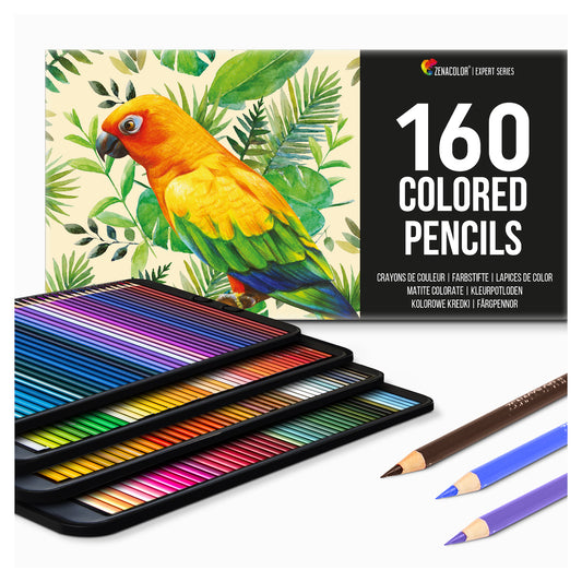 SKKSTATIONERY 80 pcs Crayons de Couleur, 80 Crayons de Couleurs Vives, pour  Croquis, Arts, Livres de coloriage