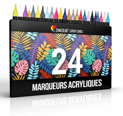 24 rotuladores acrílicos