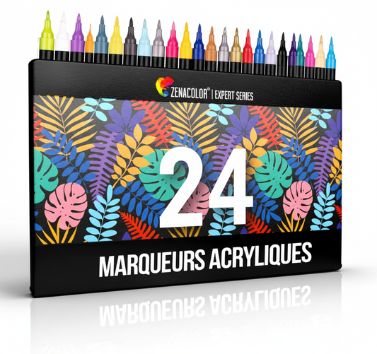 24 rotuladores acrílicos