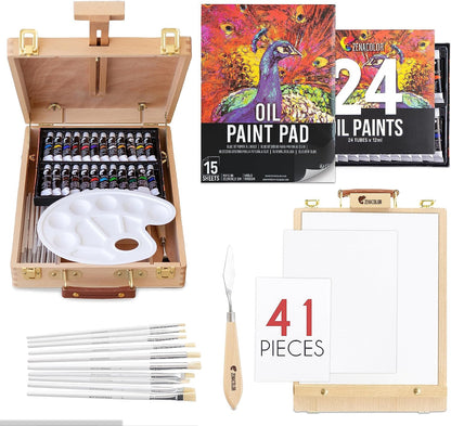 Kit de Peinture à l'Huile 41 pièces (12ml)