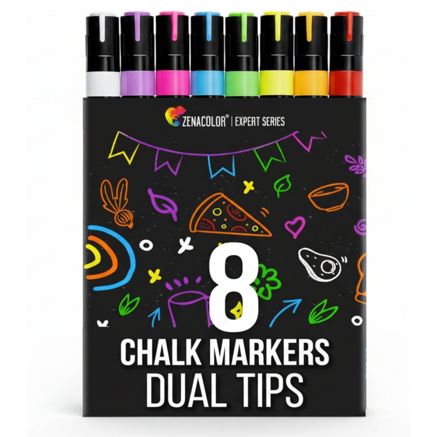 Chalk Markers Dual Tips – Zenacolor