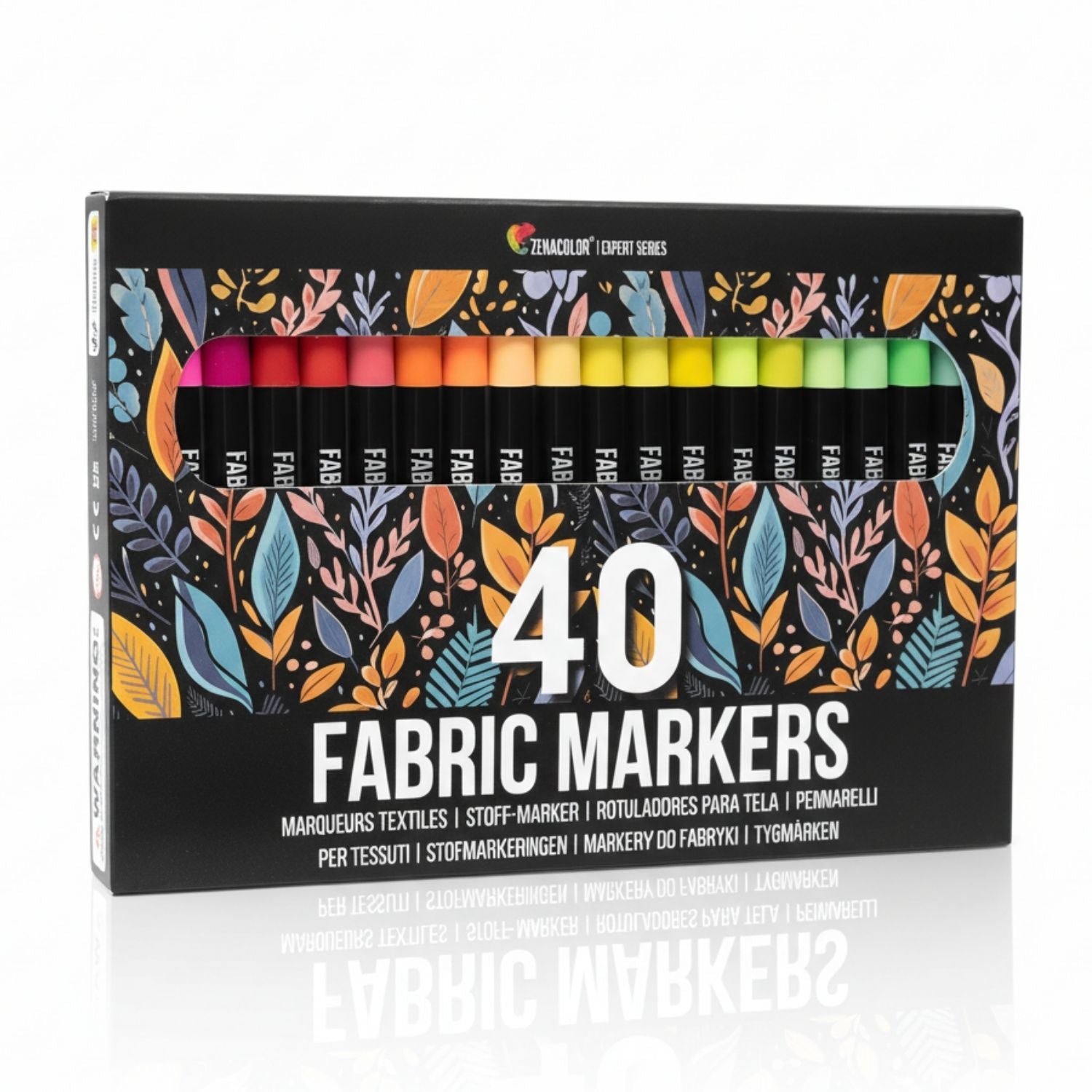 40 Fabric Markers – Zenacolor