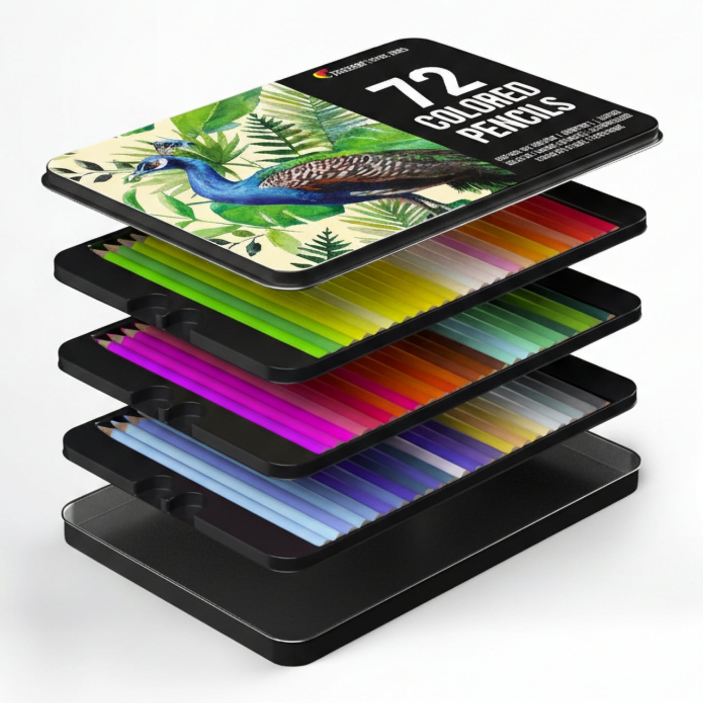 72 lápices de colores