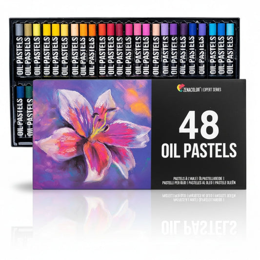 48 pasteles al óleo
