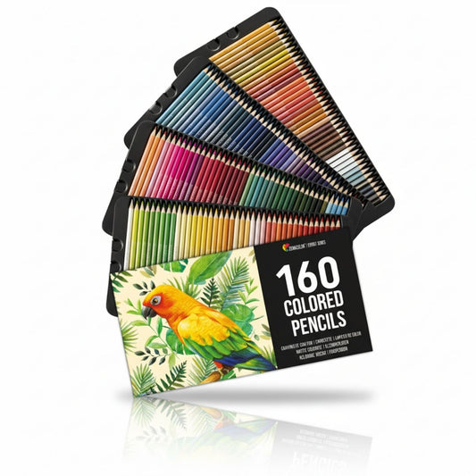 160 lápices de colores