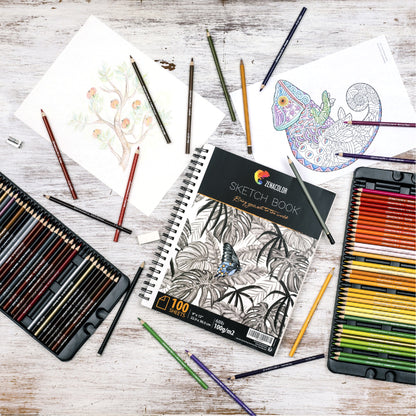 Carnet de Dessin Professionnel, 100 hojas blancas
