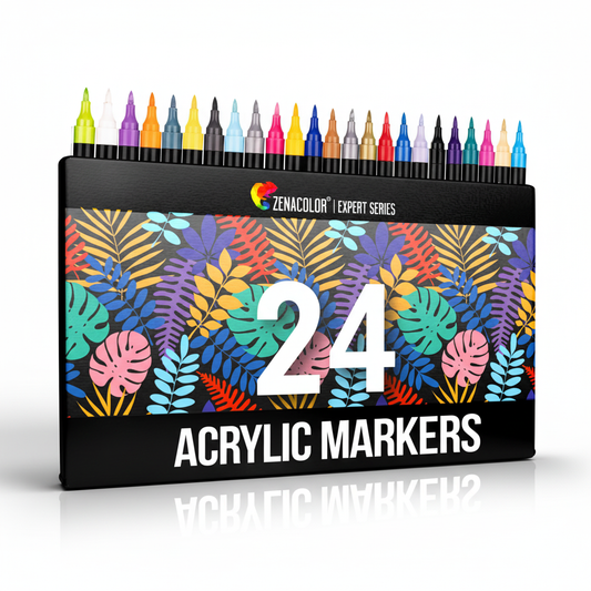 24 Acrylic Markers