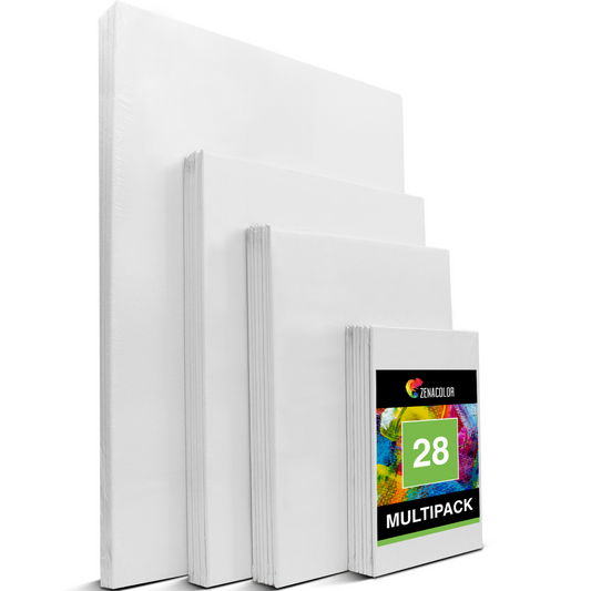 28 Canvases to Paint Multi-sizes